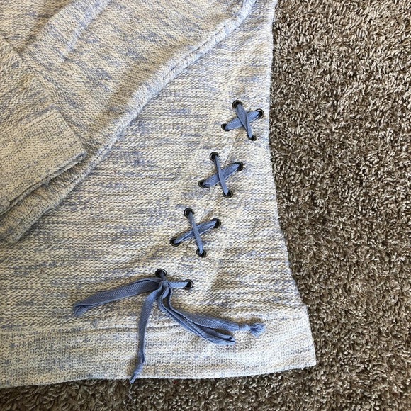 Women’s Blue/Grey Stitched Sweater - Picture 3 of 5